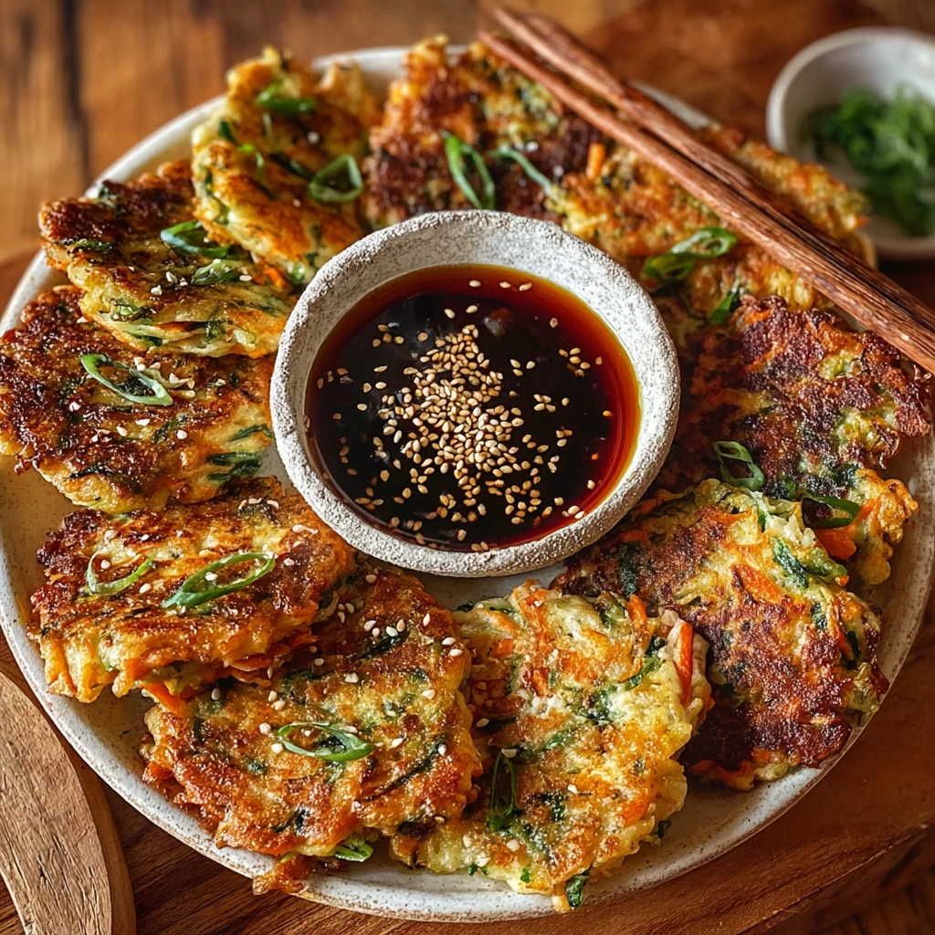 Easy Crispy Vegetable Pancakes Recipe Best Asian Dipping Sauce For Pancakes Quick Vegetable Pancake Tips How To Make Veget...