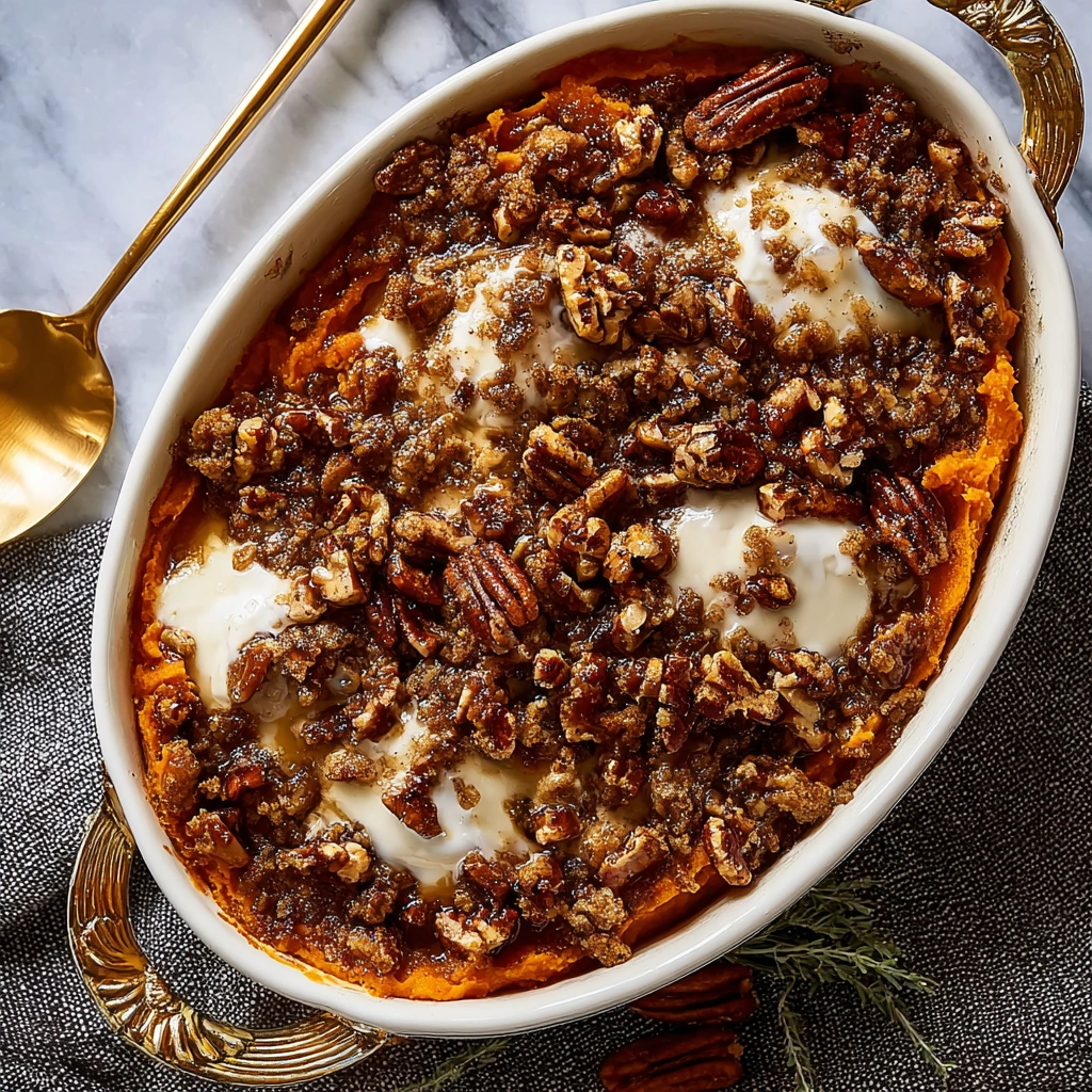 Easy Southern Sweet Potato Casserole Recipe Quick Maple Sweet Potato Casserole Southern Maple Sweet Potato Bake 20-minute ...