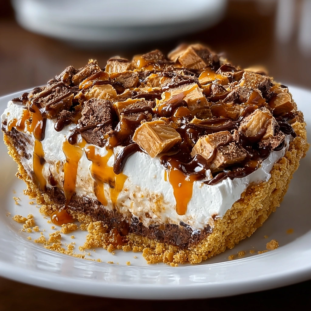 Easy Butterfinger Pie Recipe Quick Butterfinger Dessert Ideas 20-minute No-bake Butterfinger Pie Decadent Butterfinger Pie...