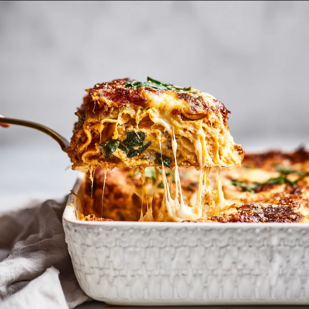 Quick Vegetarian Spinach Pumpkin Lasagna Easy Spinach Pumpkin Lasagna Recipe 30-minute Vegetarian Lasagna Ideas Healthy Pu...