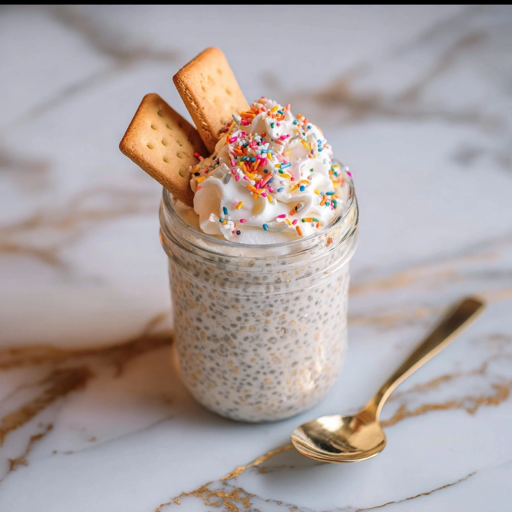 Quick Sugar Cookie Oats Recipe Overnight Oats Sugar Cookie Flavor Easy 5 Minute Sugar Cookie Oats Healthy Sugar Cookie Ove...