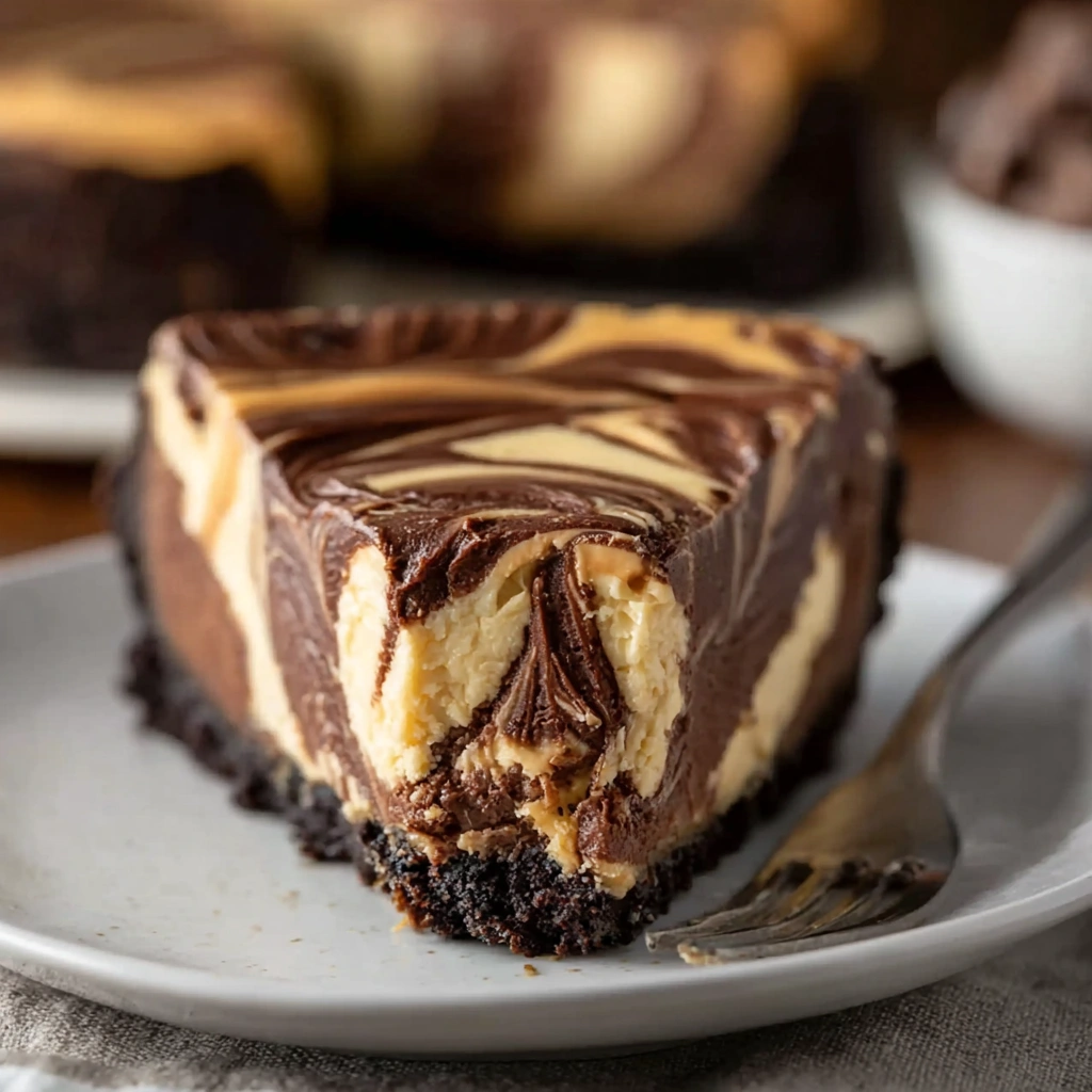 Easy Chocolate Peanut Butter Pie Recipe Quick Prep Chocolate Swirl Pie Decadent No-bake Peanut Butter Pie 10 Minute Chocol...