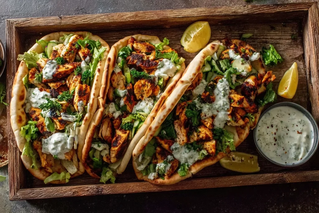 Easy Sheet Pan Chicken Pitas Recipe Quick Chicken Pita Dinner Ideas Healthy One-pan Chicken Pita Meals Best Weeknight Chic...