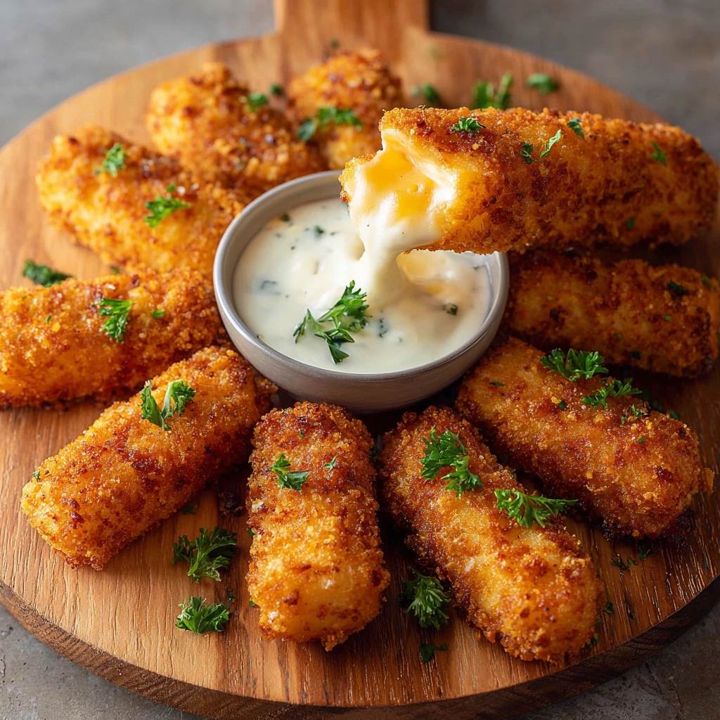 Quick Buffalo Chicken Mozzarella Sticks Recipe Best Cheese For Buffalo Chicken Sticks Buffalo Chicken Sticks With Mozzarel...