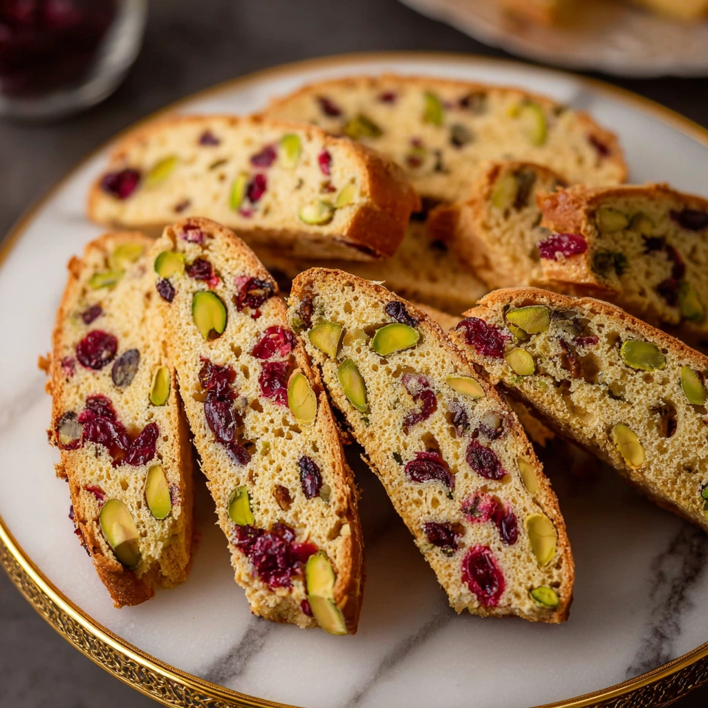 Quick Cranberry Pistachio Biscotti Recipe Easy 10 Minute Biscotti Best Fast Cranberry Pistachio Biscotti How To Make Bisco...
