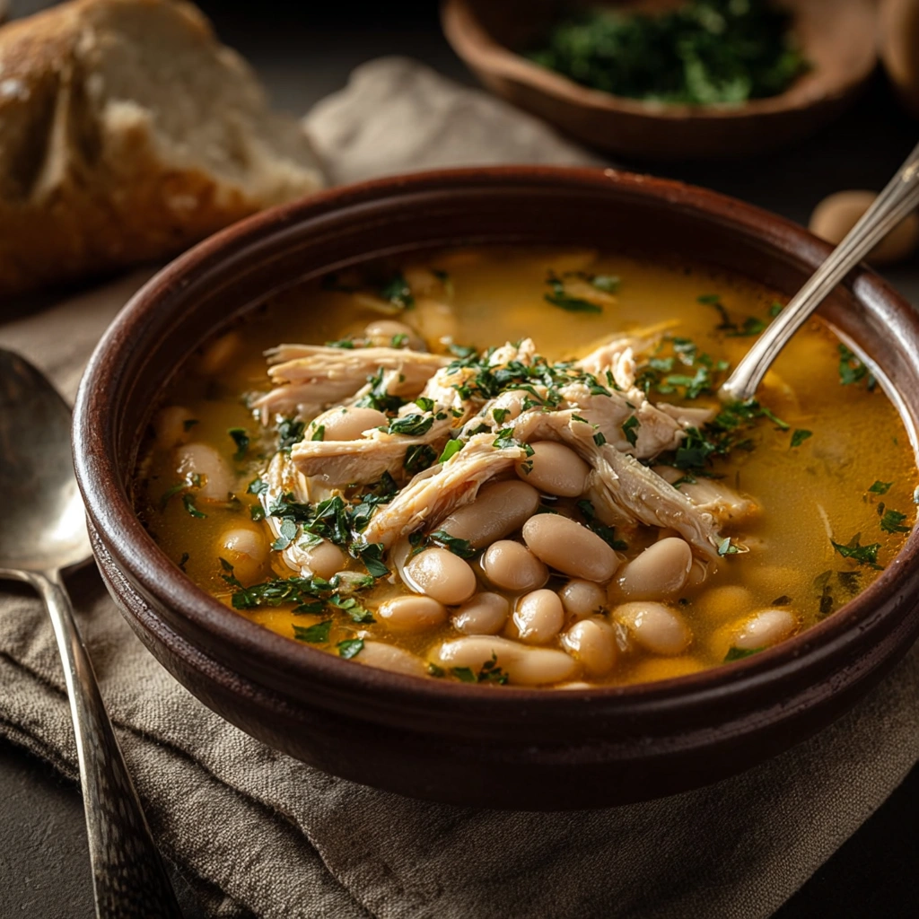 Easy Chicken And White Bean Soup Recipe 30 Minute Chicken Soup Ideas Quick Cozy Chicken Bean Soup Healthy White Bean Chick...