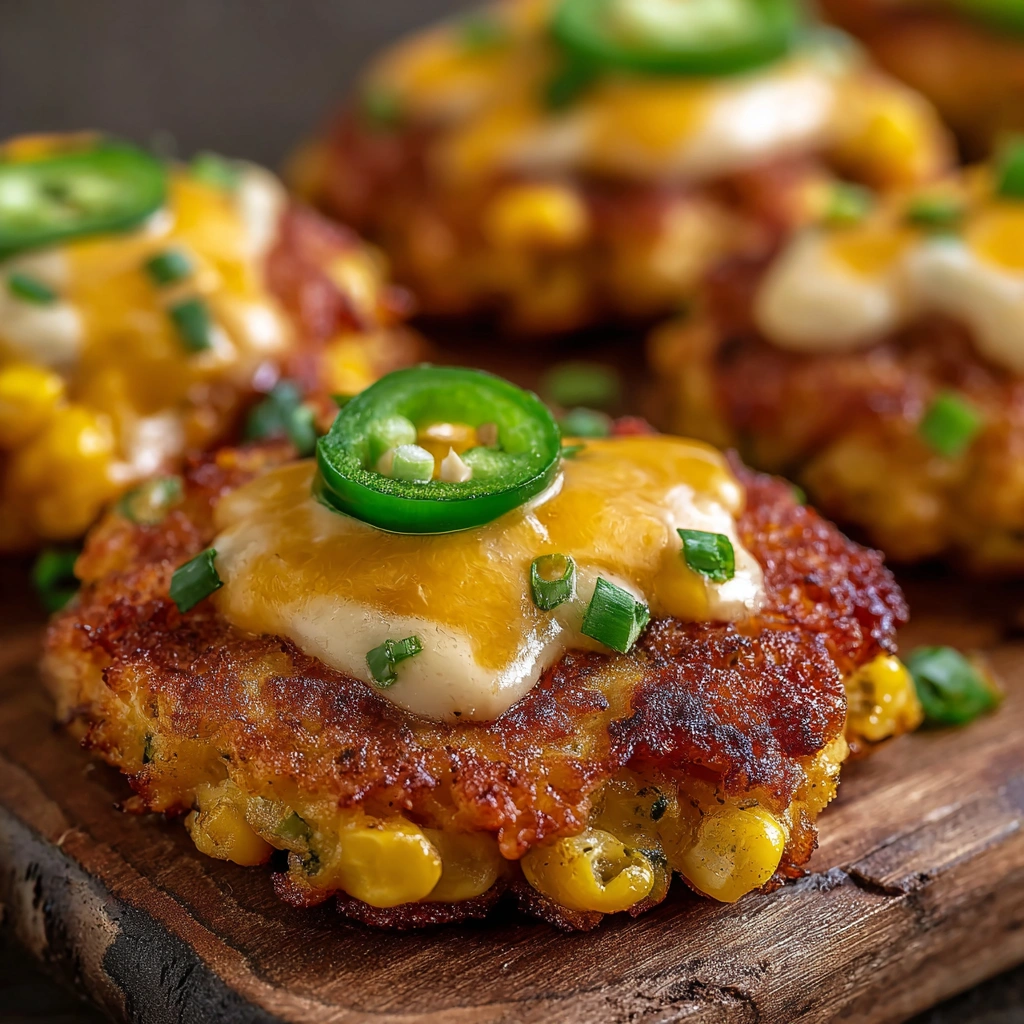 Jalapeño Popper Corn Fritters Easy Recipe Homemade Jalapeño Popper Corn Fritters Best Jalapeño Corn Fritter Recipe Spic...