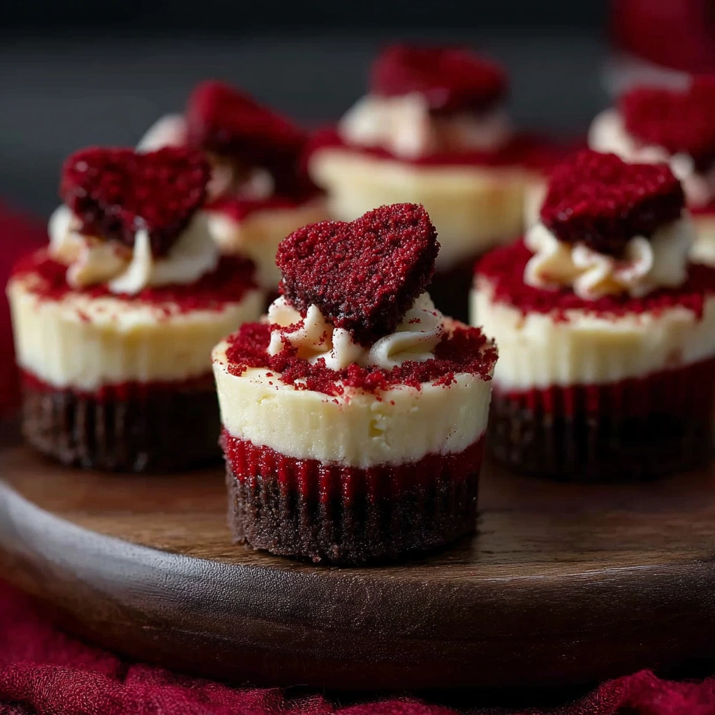 Easy Mini Red Velvet Cheesecake Recipe Quick Red Velvet Cheesecakes For Parties How To Make Mini Red Velvet Cheesecake Bes...