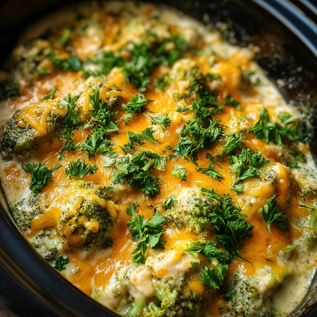 Keto Cheesy Chicken Broccoli Casserole Slow Cooker Low Carb Crockpot Chicken And Broccoli Recipe Easy Keto Chicken Broccol...