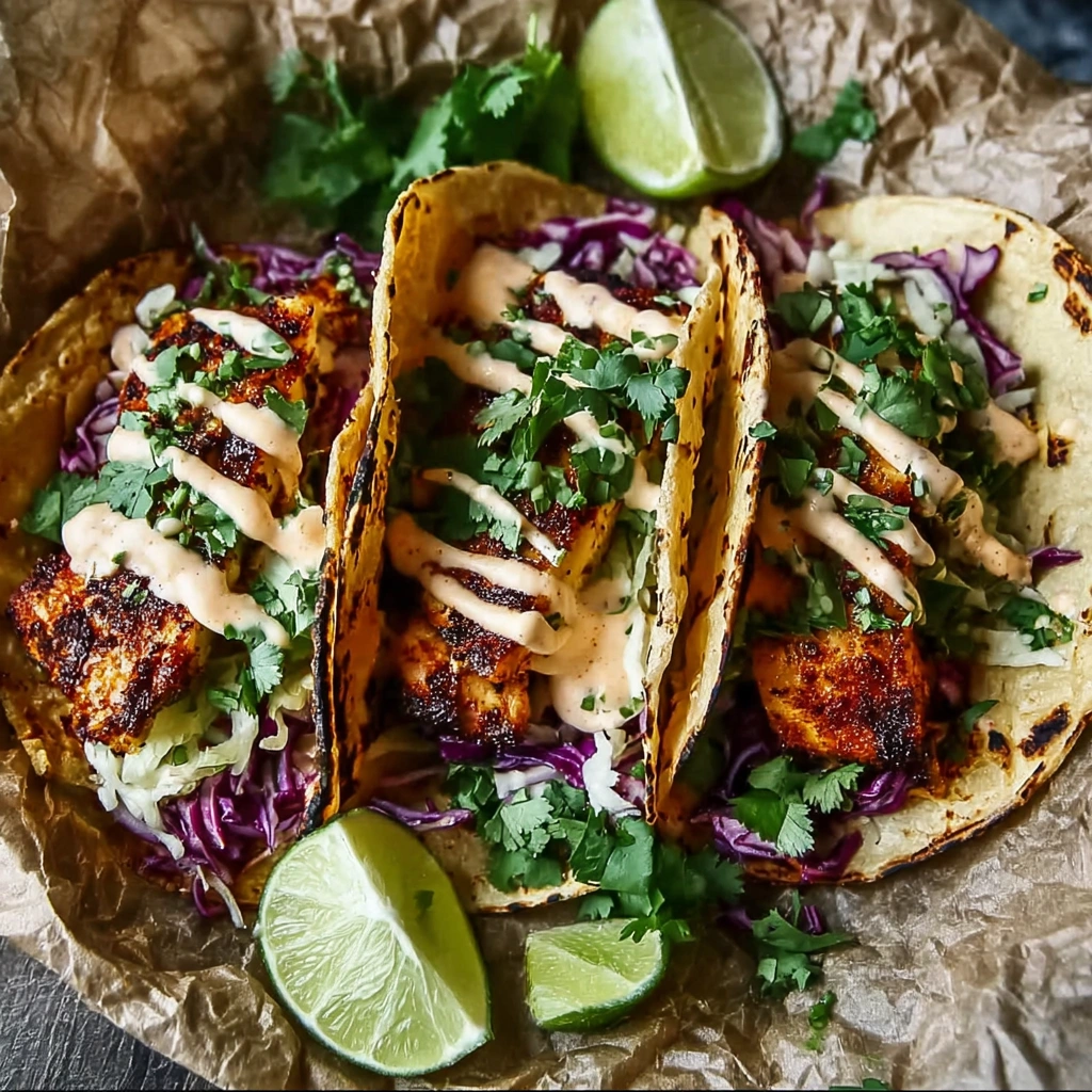 Best Blackened Fish Tacos Recipe Easy Chipotle Lime Sauce For Tacos Homemade Blackened Seasoning For Fish Where To Find Th...