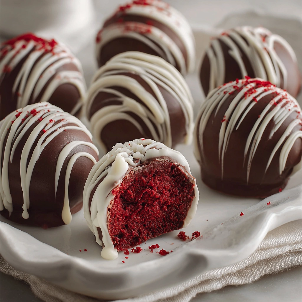 Red Velvet Truffles Recipe Easy Homemade Red Velvet Truffles Guide How To Make Red Velvet Truffles Best Chocolate For Red ...
