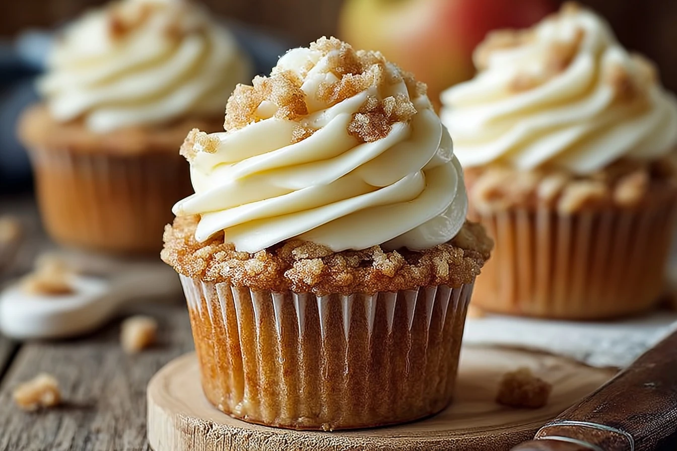 Best Apple Crumble Cupcake Recipe Easy Warm Apple Crumble Cupcakes Homemade Apple Crumble Cupcake Guide Where To Buy Apple...