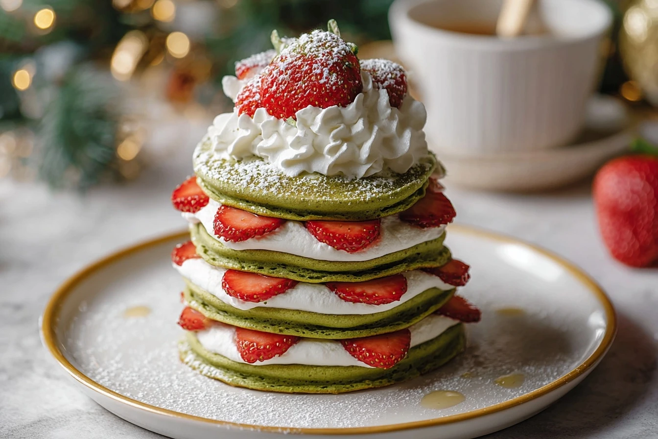 Delightful Matcha Christmas Tree Pancakes Guide.