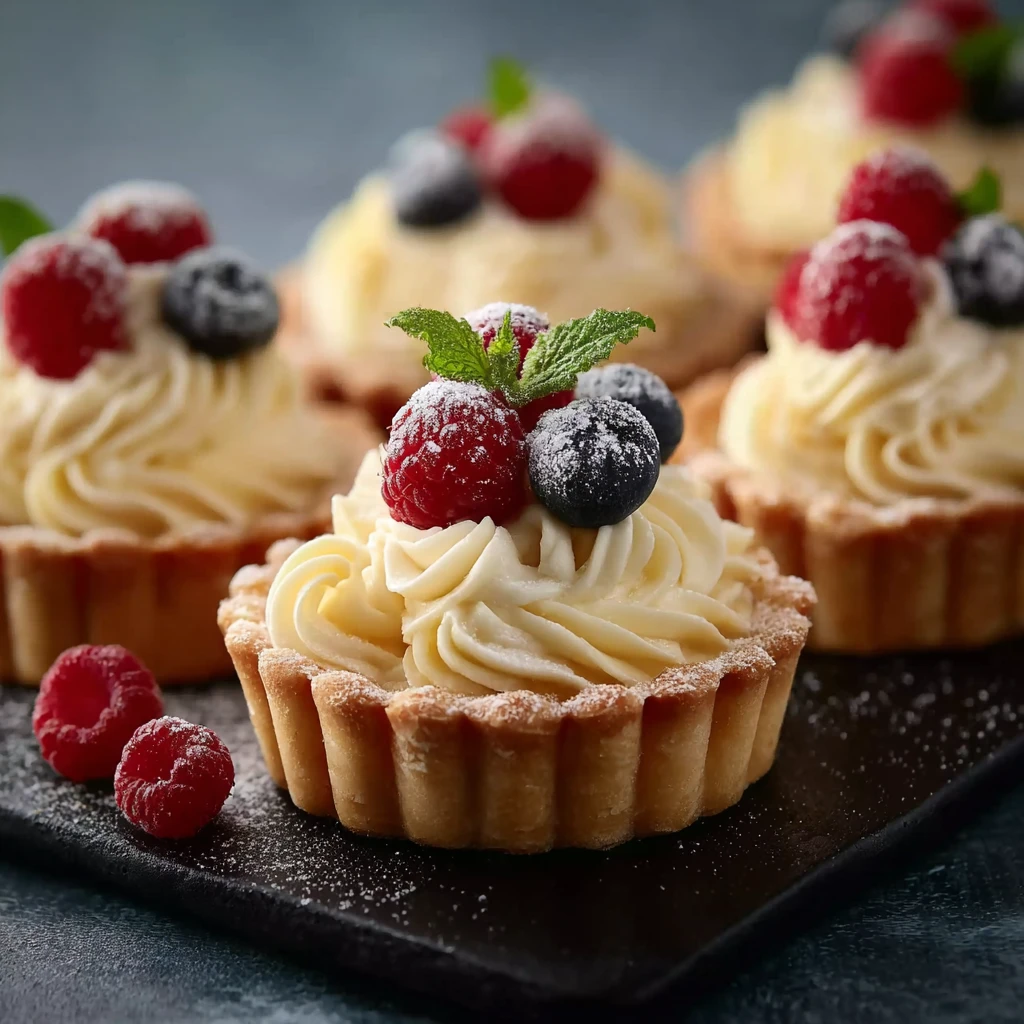 Discover the Joy of White Chocolate Mousse Tartlets