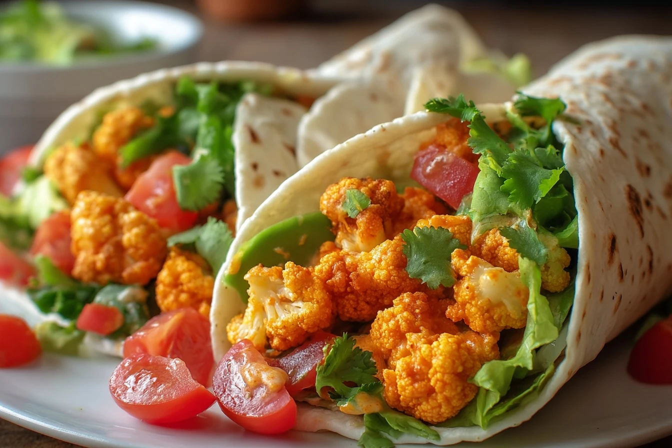 Quick & Delicious: Buffalo Chickpea Salad Wraps Recipe