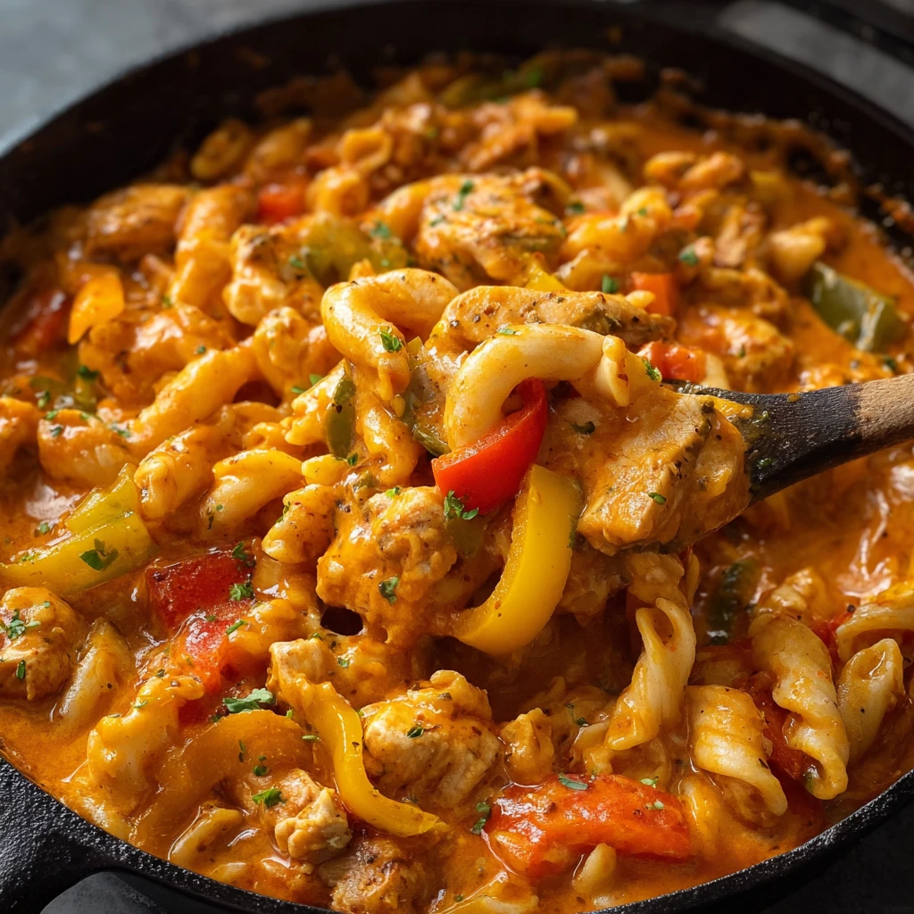 Quick & Easy Creamy Cajun Chicken Pasta Bake