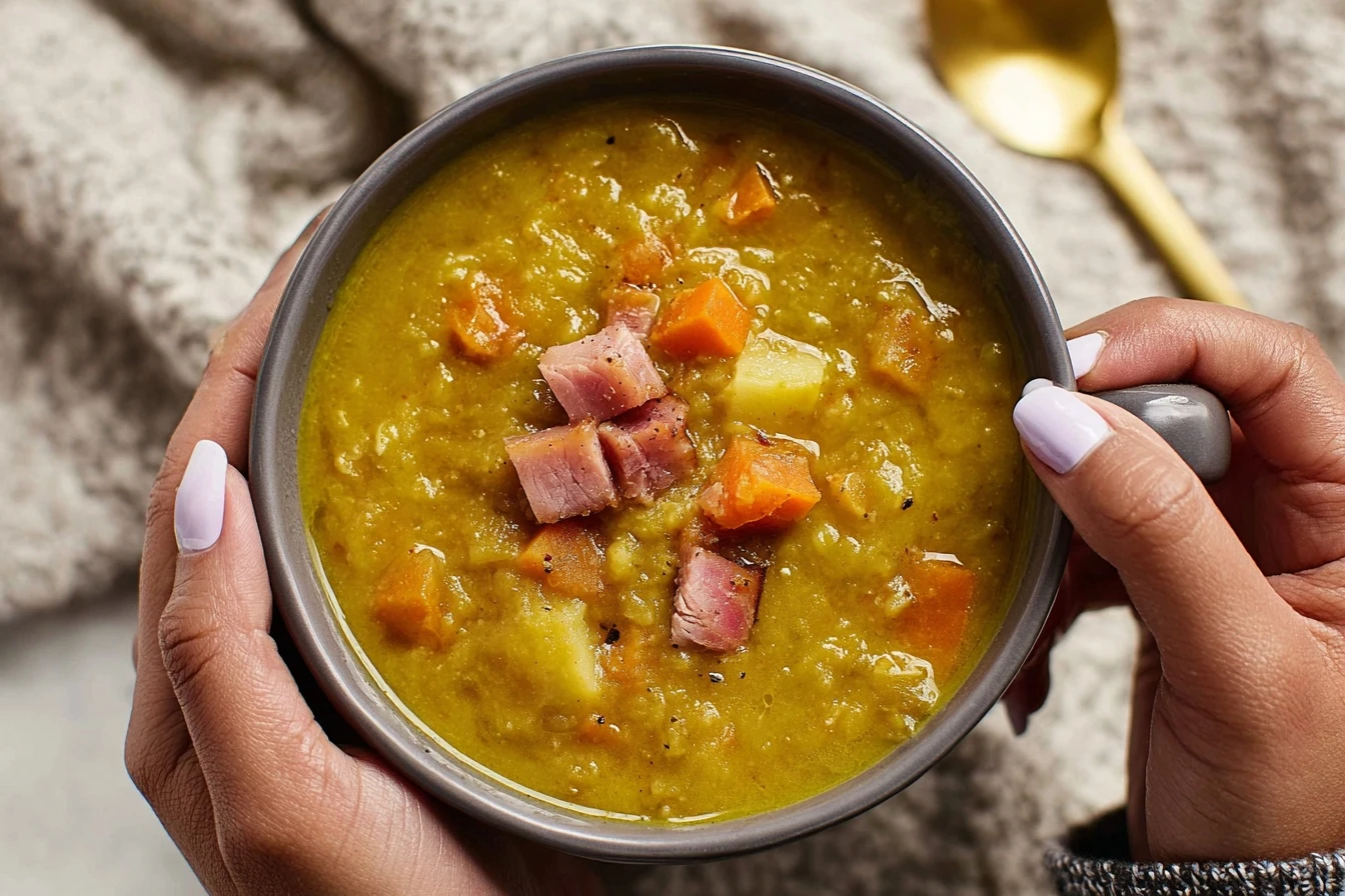 Easy 30 Minute Split Pea Soup Recipe Quick Homemade Split Pea Soup Hearty Split Pea Soup Under 30 Minutes Best Quick Split...