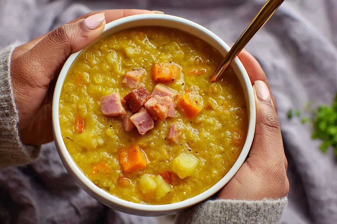 Easy 30 Minute Split Pea Soup Recipe Quick Homemade Split Pea Soup Hearty Split Pea Soup Under 30 Minutes Best Quick Split...