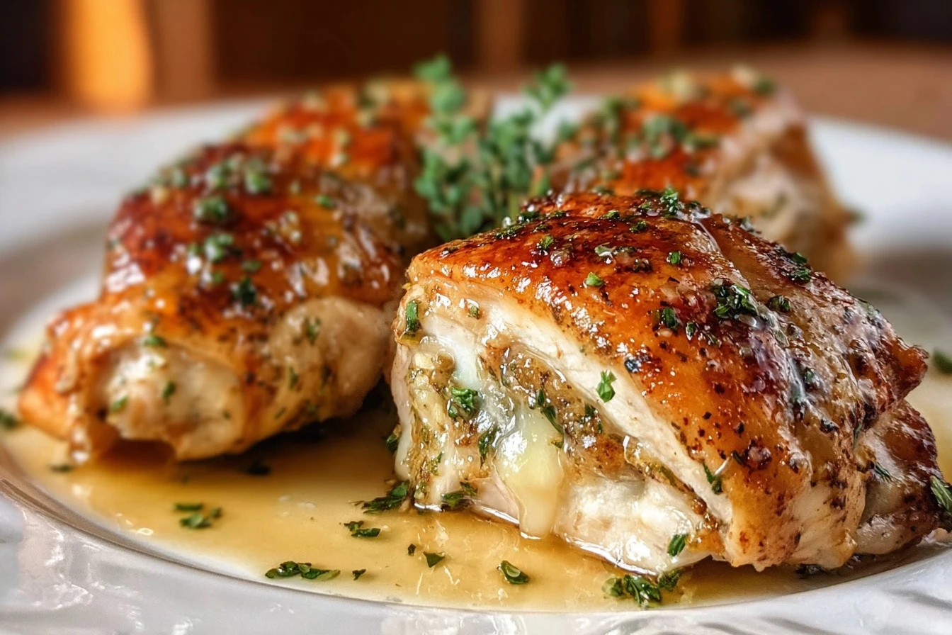 Quick & Easy Apple and Brie Stuffed Chicken