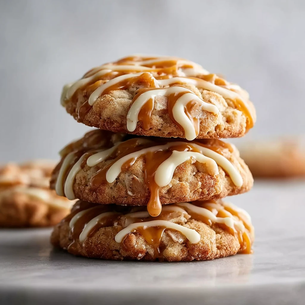 20-Minute Recipe: Crumbl Caramel Apple Cookies