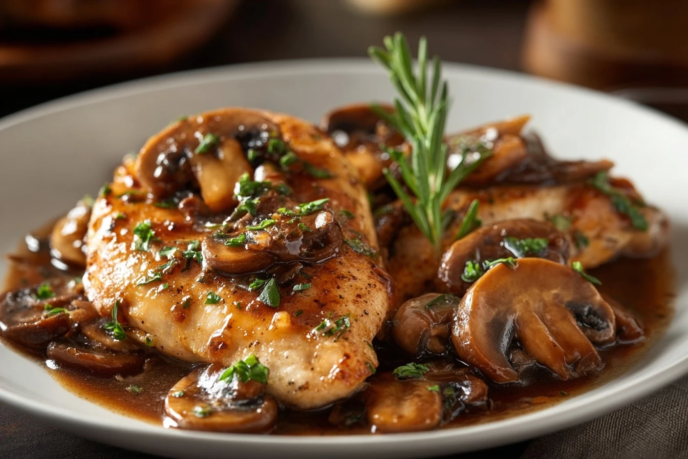 Easy Chicken Marsala Recipe In 40 Minutes Quick Chicken Marsala Dinner Ideas Best 40-minute Chicken Marsala Simple And Fas...