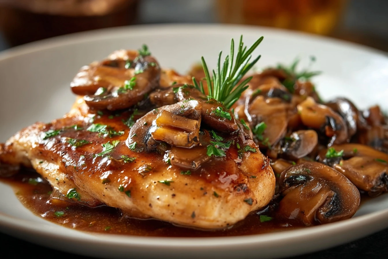 Easy Chicken Marsala Recipe In 40 Minutes Quick Chicken Marsala Dinner Ideas Best 40-minute Chicken Marsala Simple And Fas...