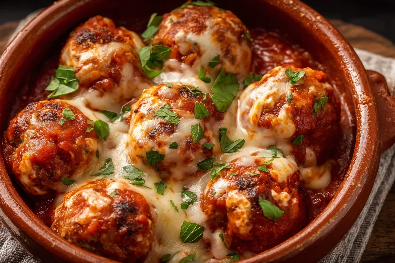 Quick & Easy Chicken Parmesan Meatballs Recipe