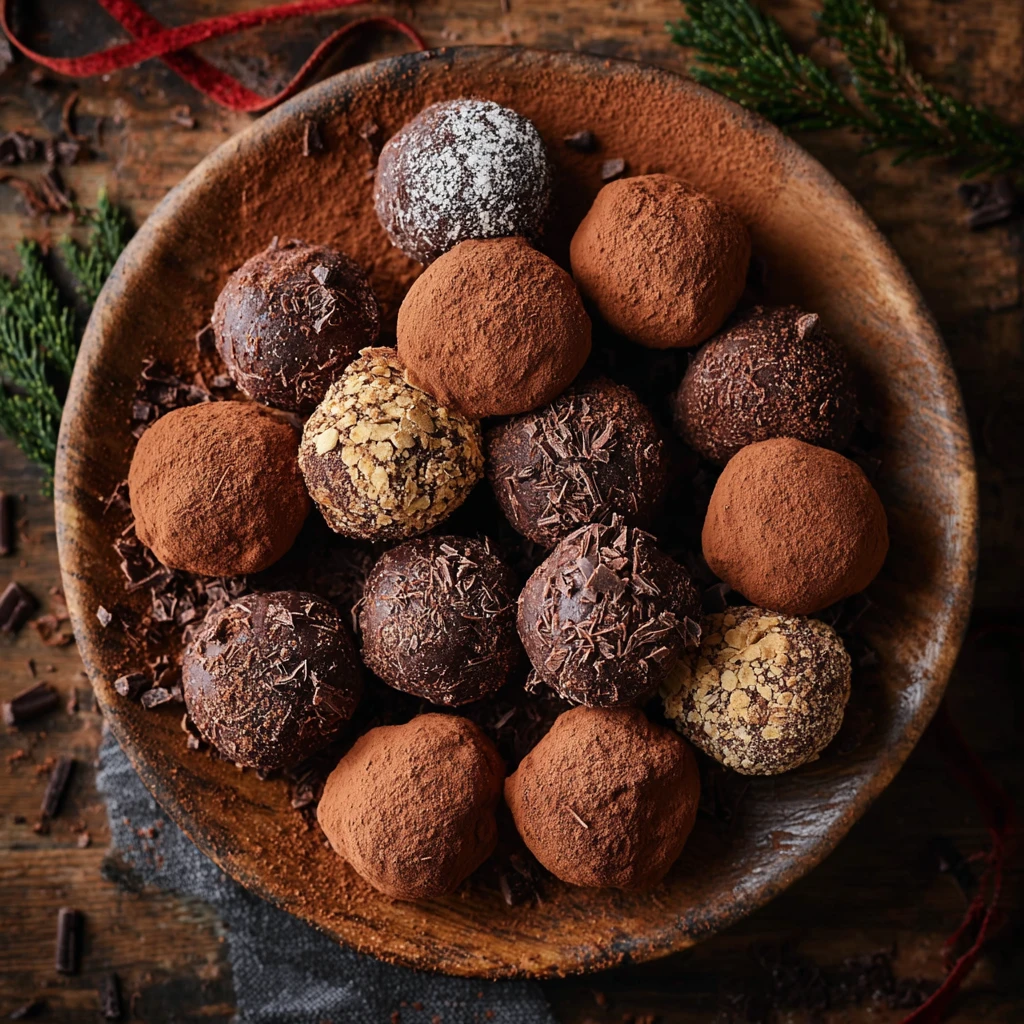 Easy Christmas Truffles Recipe Guide How To Make Christmas Truffles At Home Best Chocolate For Christmas Truffles Christma...