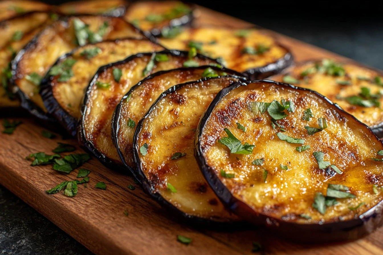 Easy Crispy Baked Eggplant Recipe Quick 10 Minute Eggplant Bake Master Crispy Eggplant Tutorial Best Fast Crispy Eggplant ...