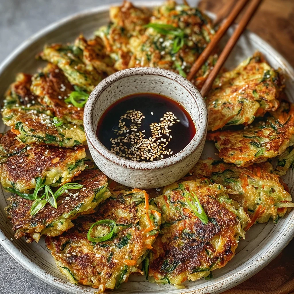 Easy Crispy Vegetable Pancakes Recipe Best Asian Dipping Sauce For Pancakes Quick Vegetable Pancake Tips How To Make Veget...