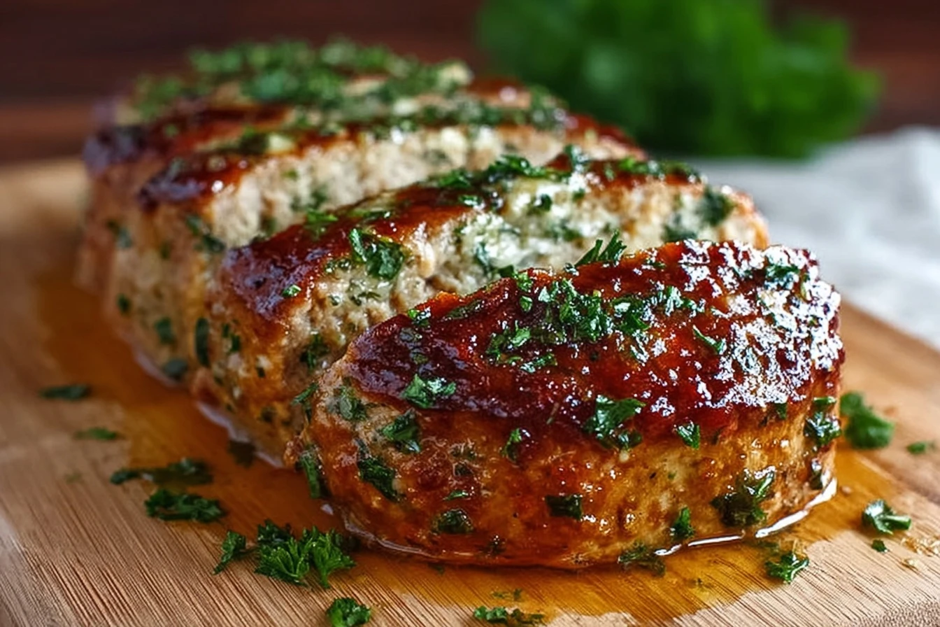 Easy Garlic Parmesan Chicken Meatloaf Recipe 30 Minute Garlic Chicken Meatloaf Quick Parmesan Chicken Meatloaf Dinner Garl...