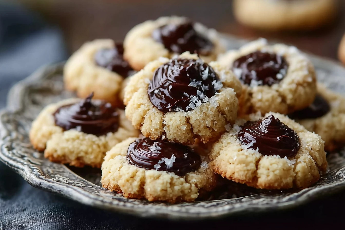 Easy Italian Cannoli Thumbprint Cookies Recipe 20-minute Buttery Cannoli Cookies Quick Cannoli Thumbprint Dessert Homemade...