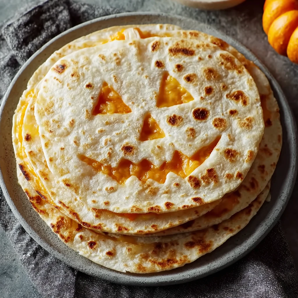 Make Jack O Lantern Quesadillas in 20 Minutes!