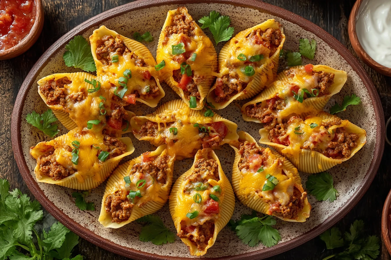 Easy Master Taco Stuffed Shells Recipe 3 Step Taco Shells Dinner Quick Taco Stuffed Shells Guide Family-friendly Taco Shel...