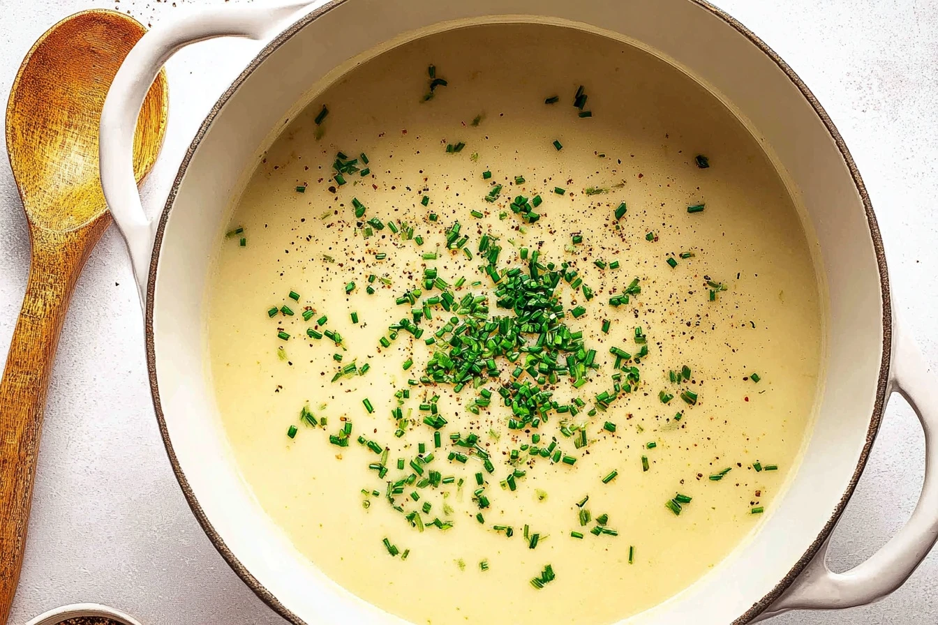 Easy Potato Leek Soup Recipe Quick Potato Leek Soup Under 30 Minutes Healthy Potato And Leek Soup Best Creamy Potato Leek ...