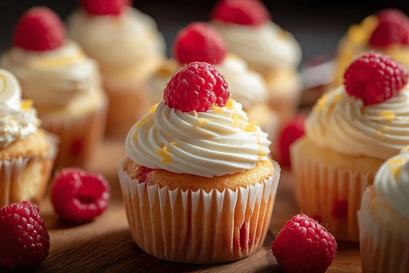 Easy Raspberry Lemon Cupcakes Recipe 30 Minute Lemon Raspberry Cupcakes Quick Raspberry Lemon Cupcake Ideas Simple Raspber...