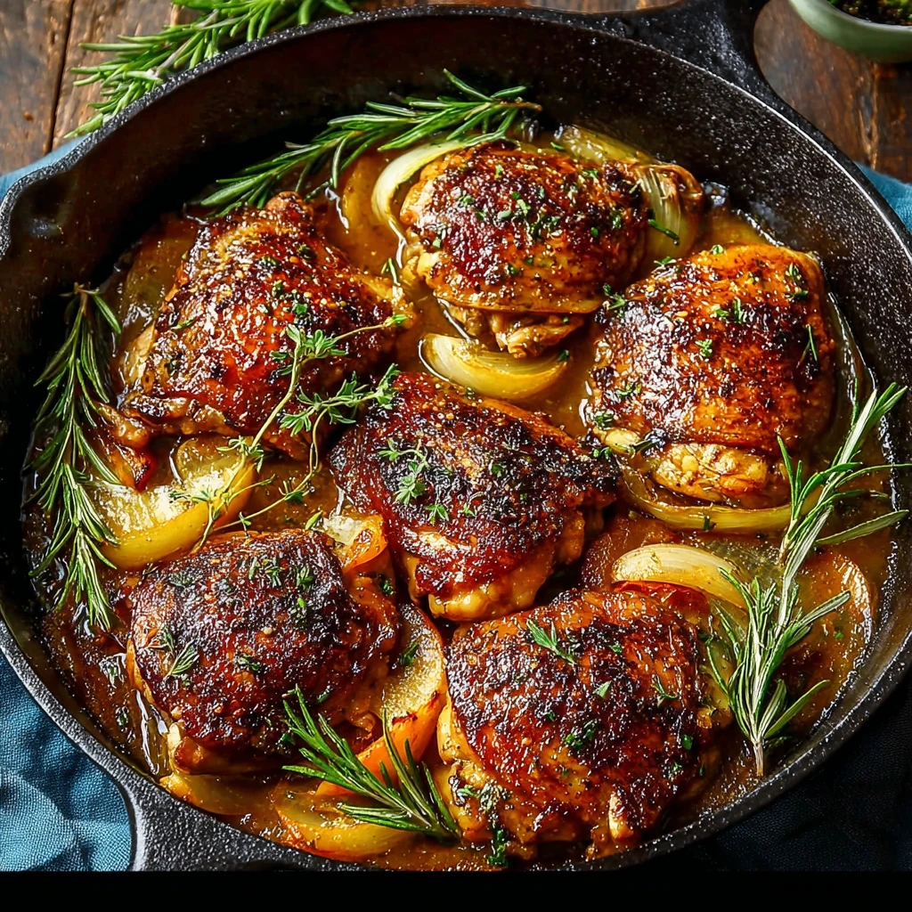 Easy Rosemary Apple Cider Chicken Recipe 30 Minute Apple Cider Chicken Quick Rosemary Chicken Dinner Ideas Healthy Apple C...