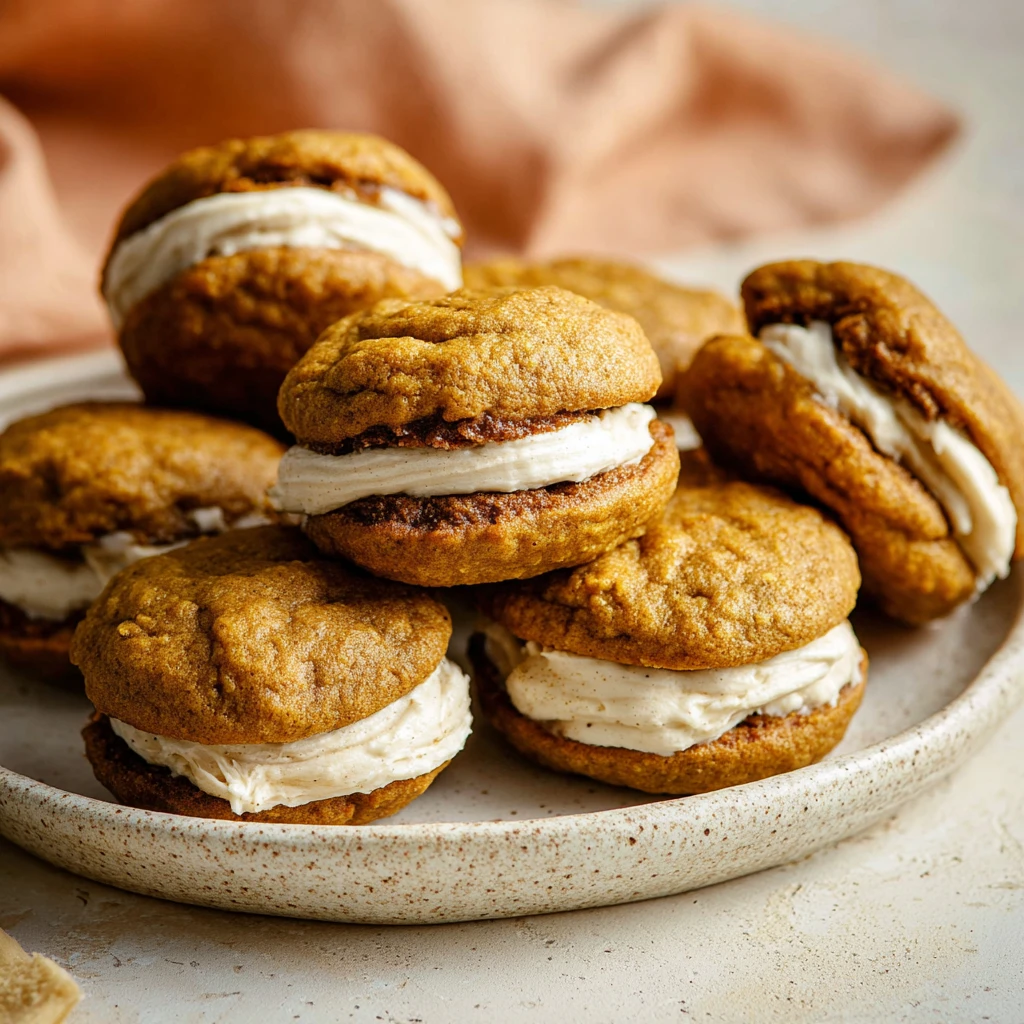 Easy 30-Min Salted Brown Butter Pumpkin Oatmeal Cream Pies
