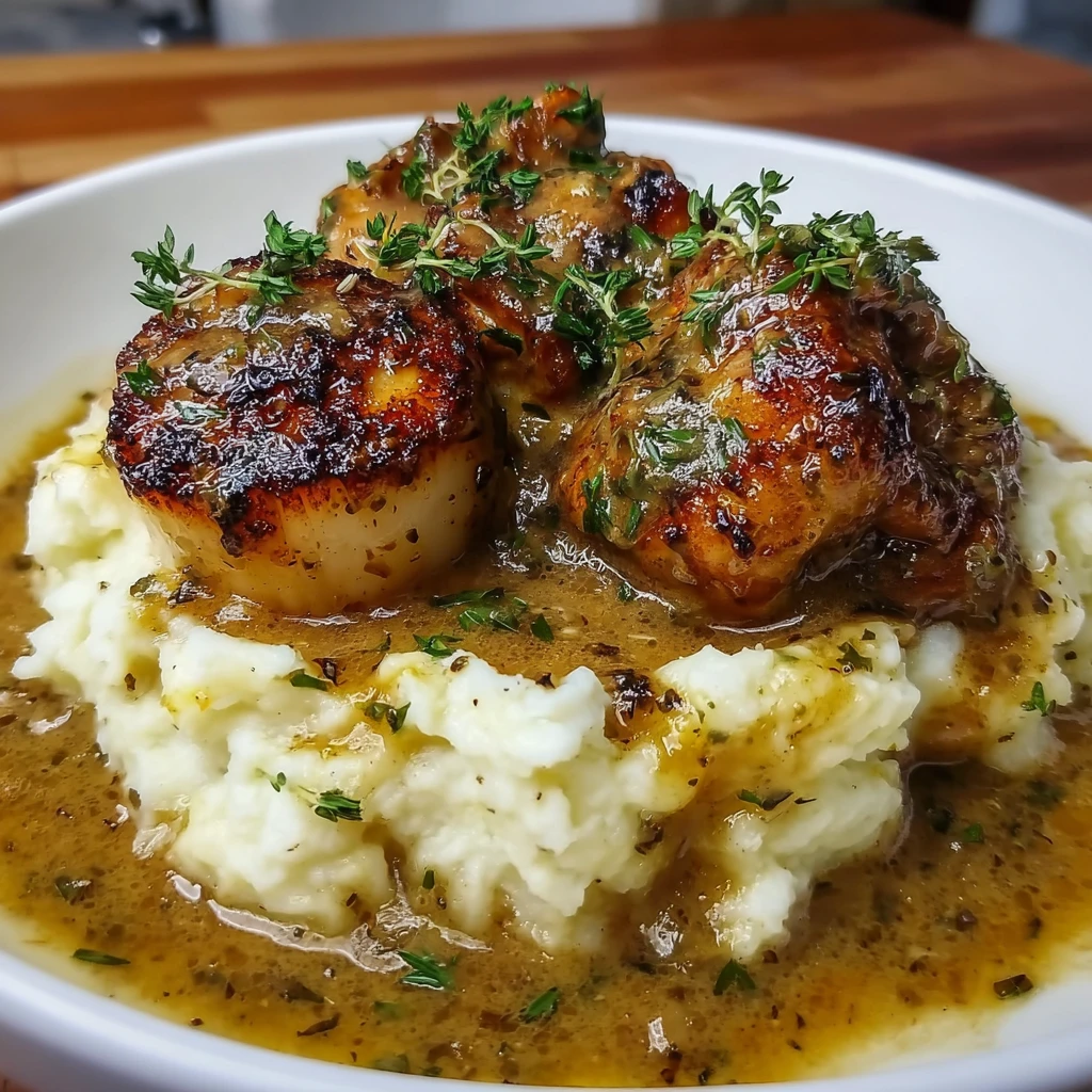 Quick & Easy: Smothered Chicken Thighs Gravy