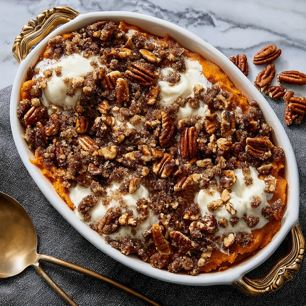 Easy Southern Sweet Potato Casserole Recipe Quick Maple Sweet Potato Casserole Southern Maple Sweet Potato Bake 20-minute ...