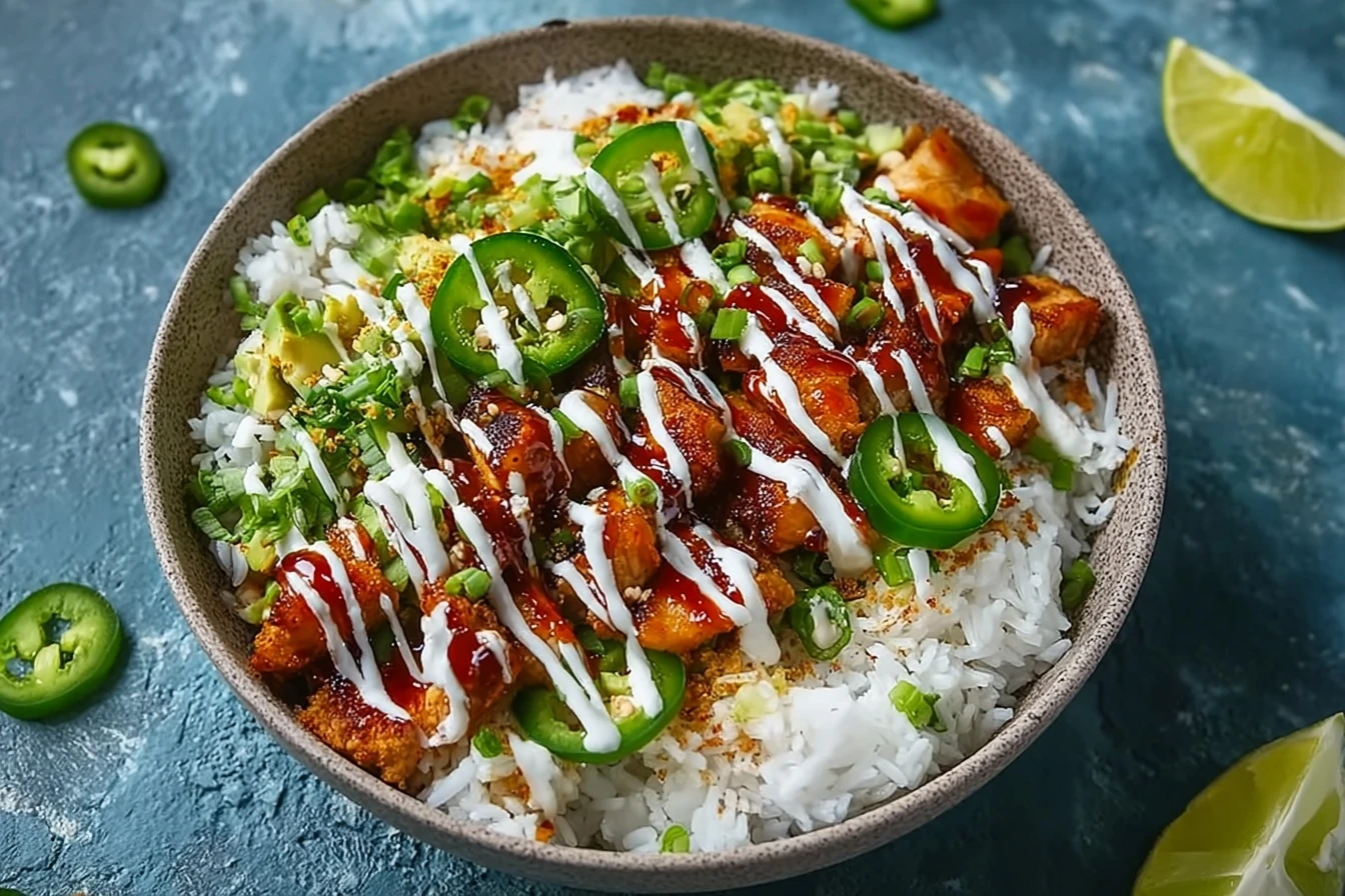 Easy Sweet Chili Chicken Bowl Recipe Homemade Sweet Chili Chicken Dinner Quick Sweet Chili Chicken Bowl Idea Sweet Chili C...