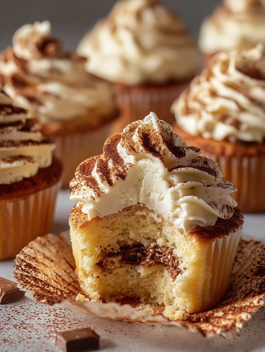 Effortless Cream Tiramisu Cupcakes in 30 Minutes