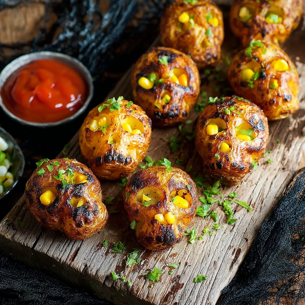 Halloween Skull Potato Recipe Ideas Easy Skull Shaped Potato Recipes Creative Halloween Potato Recipes Spooky Halloween Di...