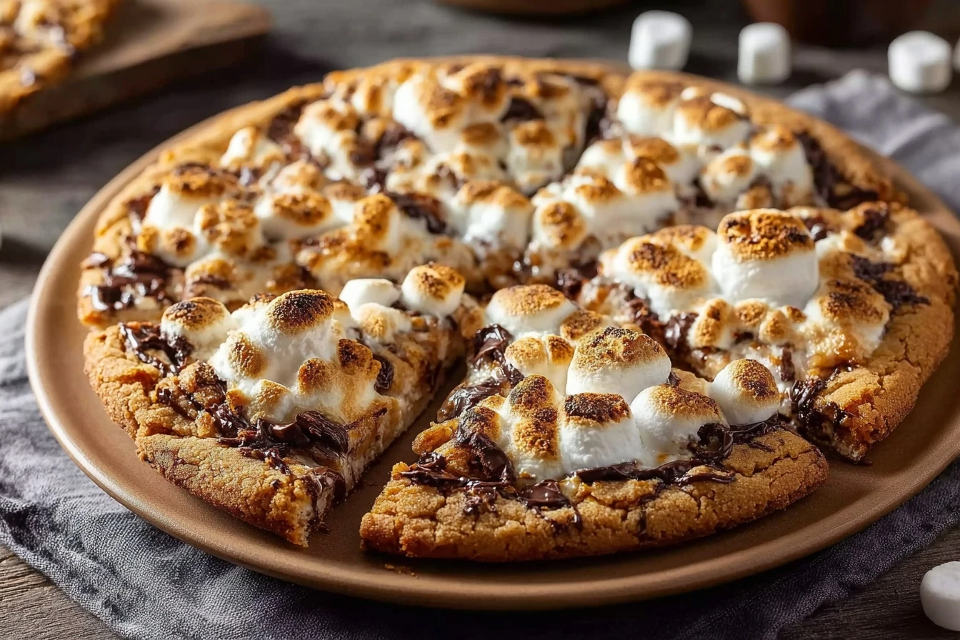 How To Make S’mores Pizza At Home Best S’mores Pizza Recipe Guide Ultimate S’mores Pizza Cooking Tips Step-by-step S...