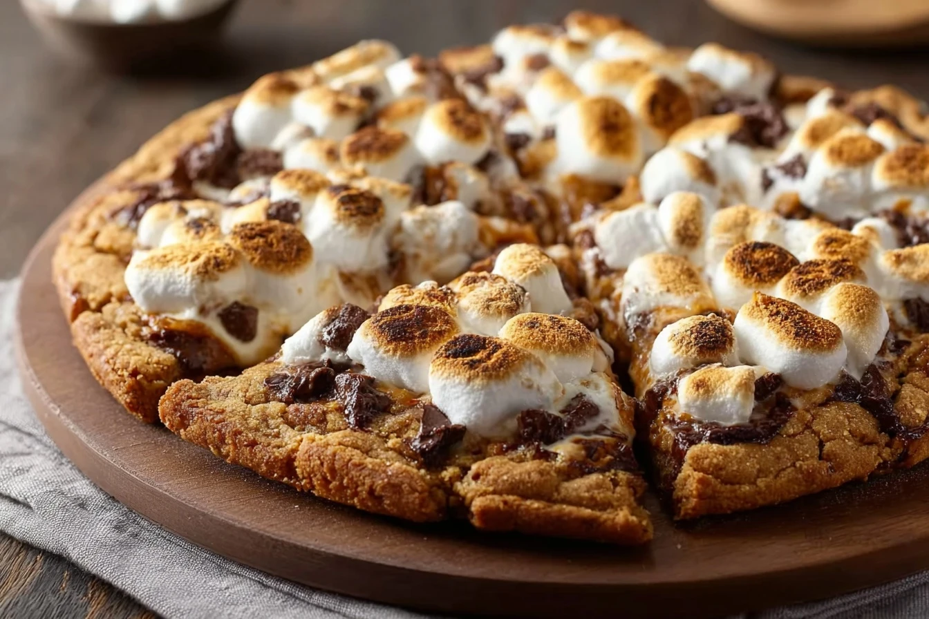 How To Make S’mores Pizza At Home Best S’mores Pizza Recipe Guide Ultimate S’mores Pizza Cooking Tips Step-by-step S...