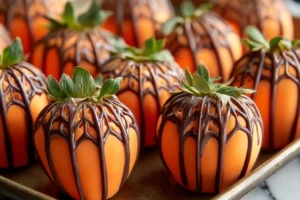 Pumpkin Patch Strawberries: Easy Fall Dessert Recipe
