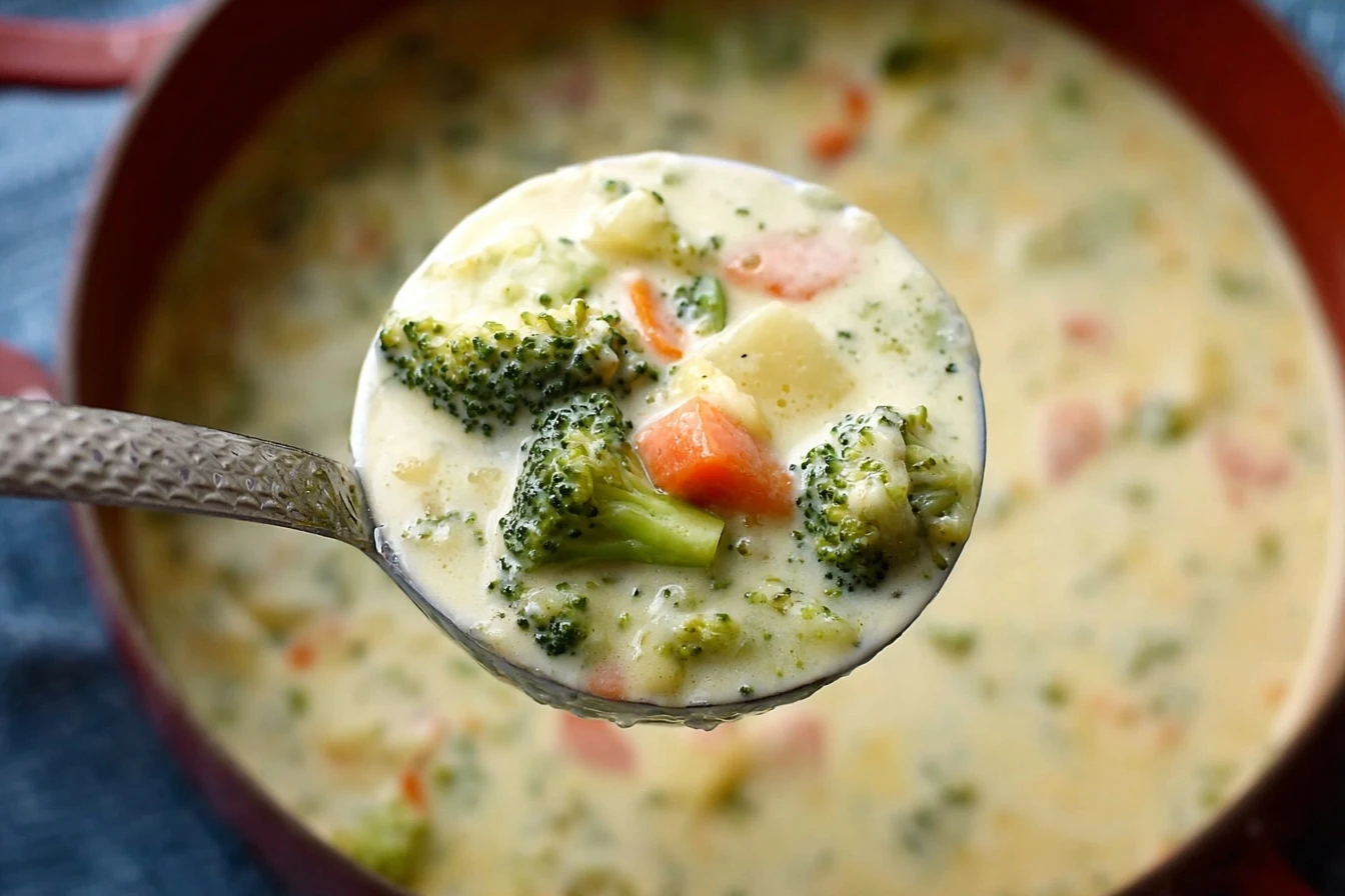 Quick & Easy Broccoli Cheddar Soup in 30 Minutes!