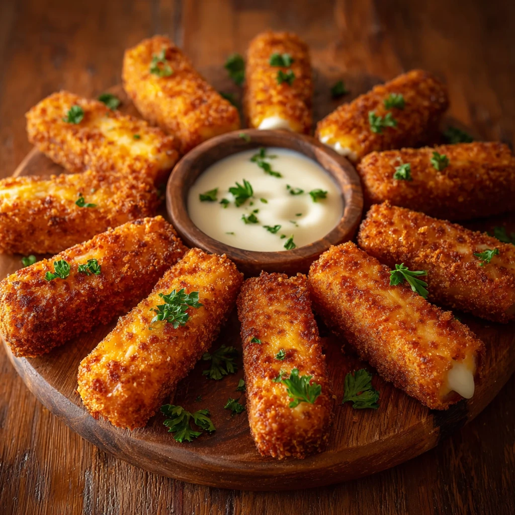 Quick Buffalo Chicken Mozzarella Sticks Recipe Best Cheese For Buffalo Chicken Sticks Buffalo Chicken Sticks With Mozzarel...
