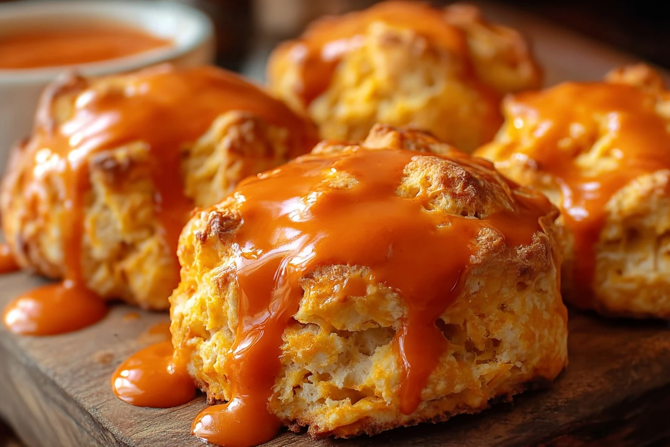 Quick Cheddar Biscuits Buffalo Sauce Recipe Easy Master Cheddar Biscuits Tutorial 30 Minute Buffalo Sauce Biscuits Homemad...