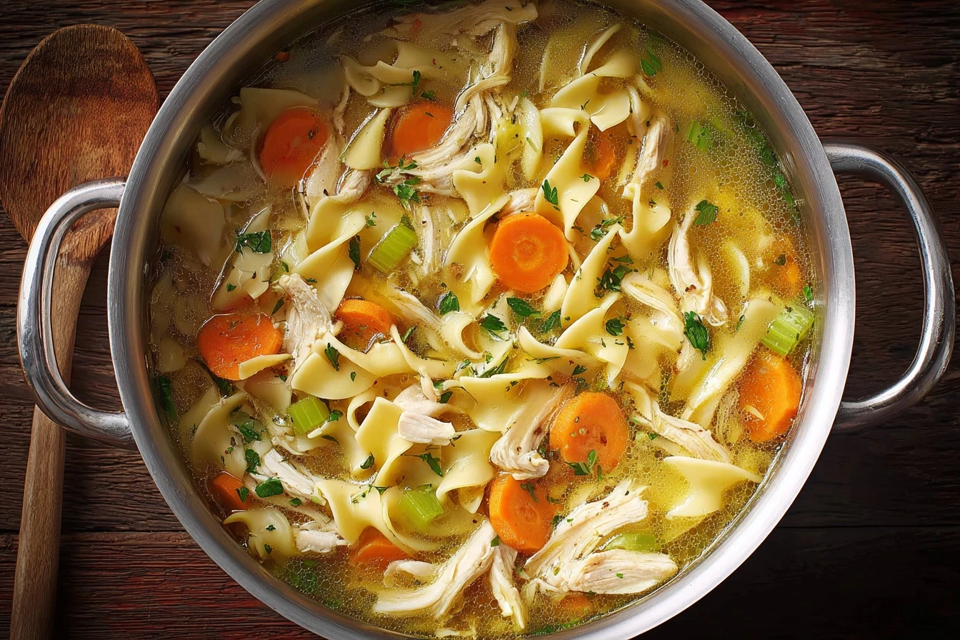 Quick Chicken Noodle Soup Recipe Easy Homemade Chicken Noodle Soup Best Quick Chicken Noodle Soup Fast And Easy Chicken No...